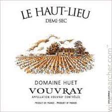 Domaine Huet Vouvray Demi-Sec "Le Haut Lieu" 2020