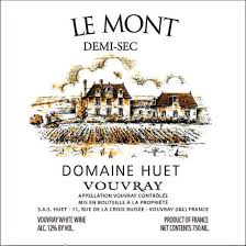 Domaine Huet Vouvray "Le Mont" Demi-Sec 2016