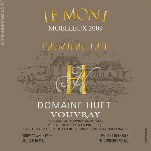 Domaine Huet Vouvray "Le Mont" Moelleux 1ere Trie 2018