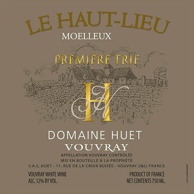 Domaine Huet Vouvray Clos du Bourg Moelleux 1ere Trie 1953