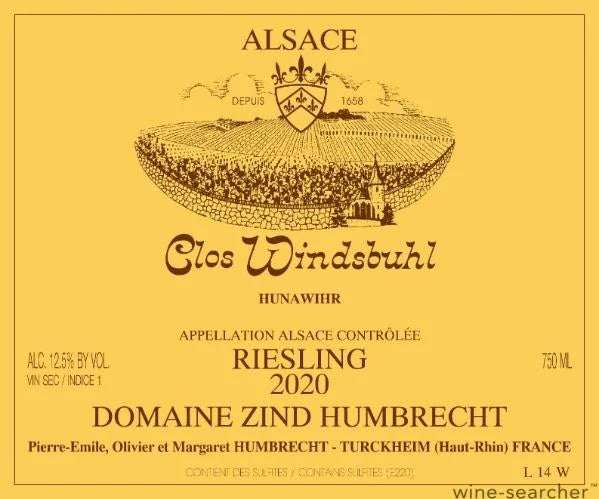 Domaine Zind-Humbrecht Riesling "Clos Windsbuhl" 2005