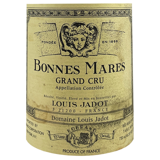 Louis Jadot Bonnes Mares Grand Cru 2015 bottle - Vins Rare