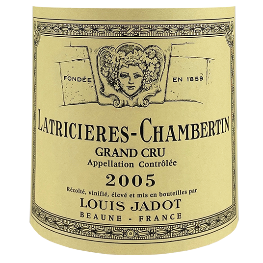 Louis Jadot Latricieres-Chambertin Grand Cru 2010 bottle - Vins Rare