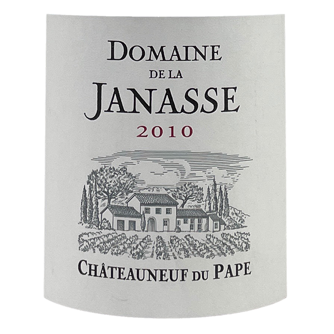 Janasse Chateauneuf-du-Pape 2010 bottle - Vins Rare