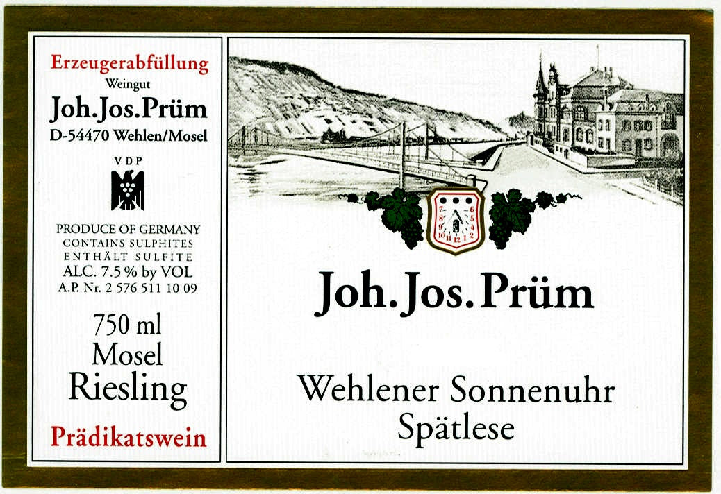 JJ Prum Wehlener Sonnenuhr Spatlese 2022