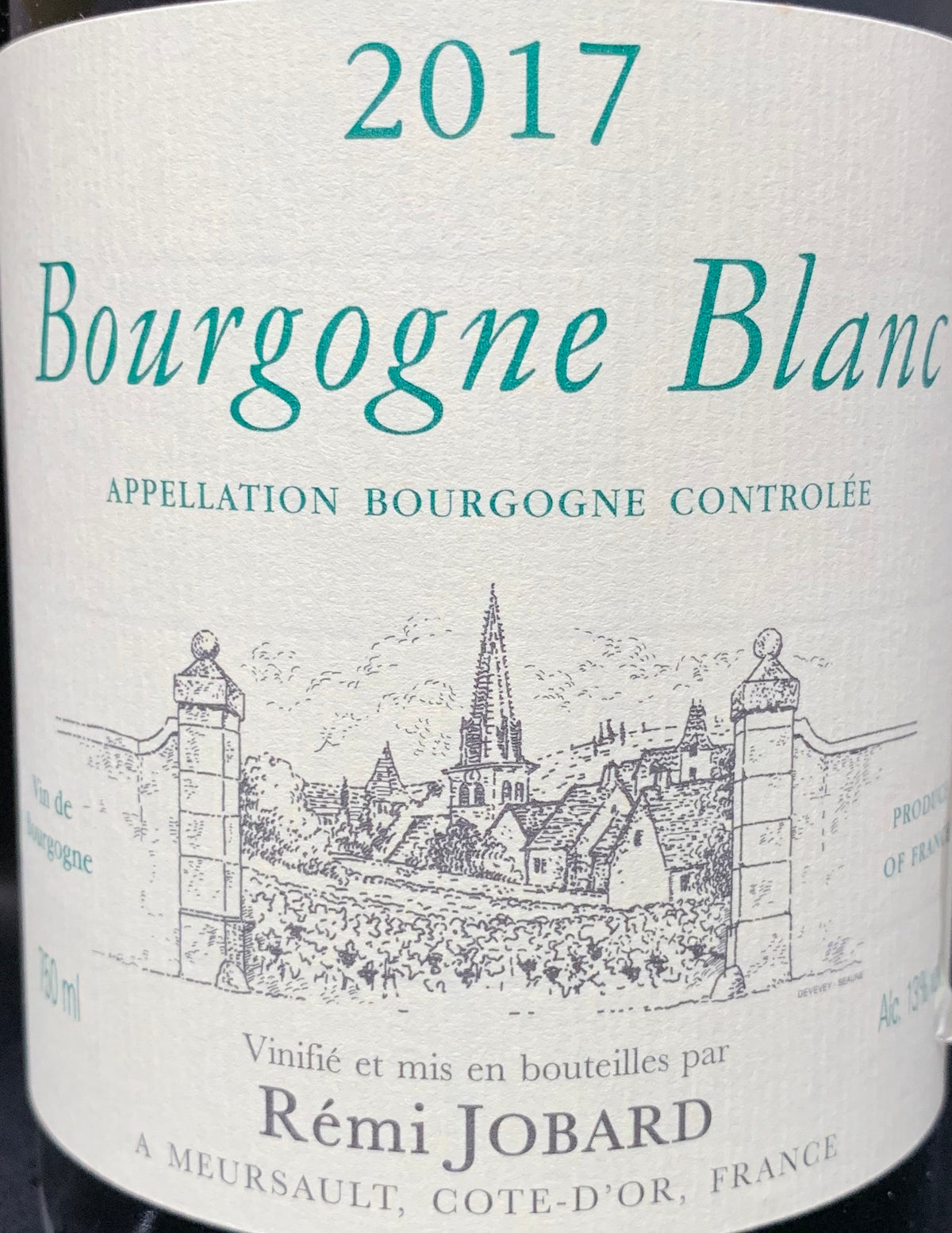 Remi Jobard Bourgogne Blanc Chardonnay 2017