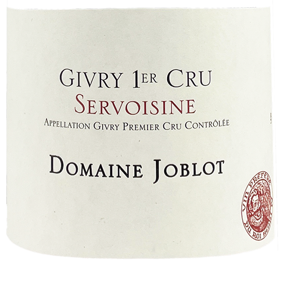 Joblot Givry 1er Cru "Servoisine" 2015 bottle - Vins Rare