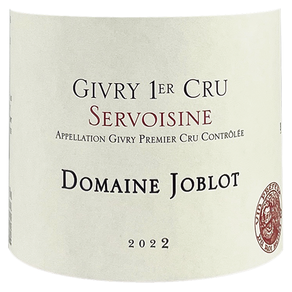 Joblot Givry 1er Cru "Servoisine" Rouge 2022