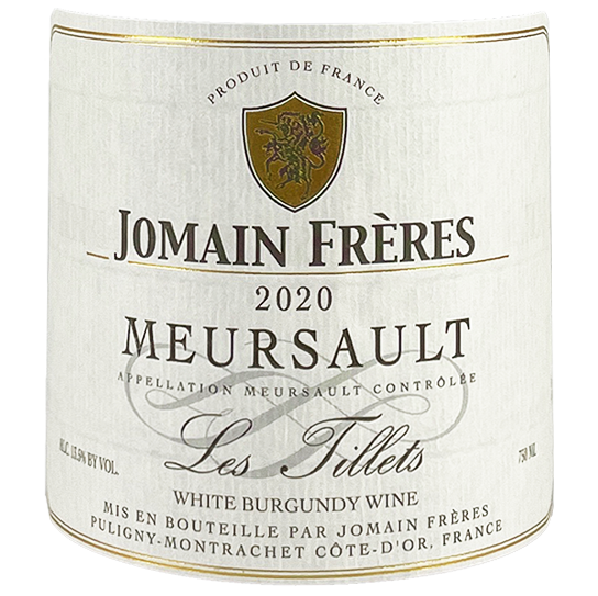 2020 Domaine Jomain Meursault Tillets