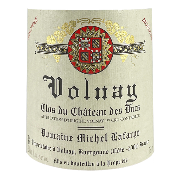 Domaine Lafarge Volnay 1er Cru "Clos du Chateau des Ducs" 2002
