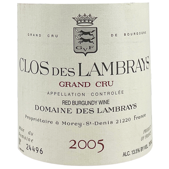 Clos des Lambrays Morey-Saint-Denis Grand Cru 2005 3.0L bottle - Vins Rare