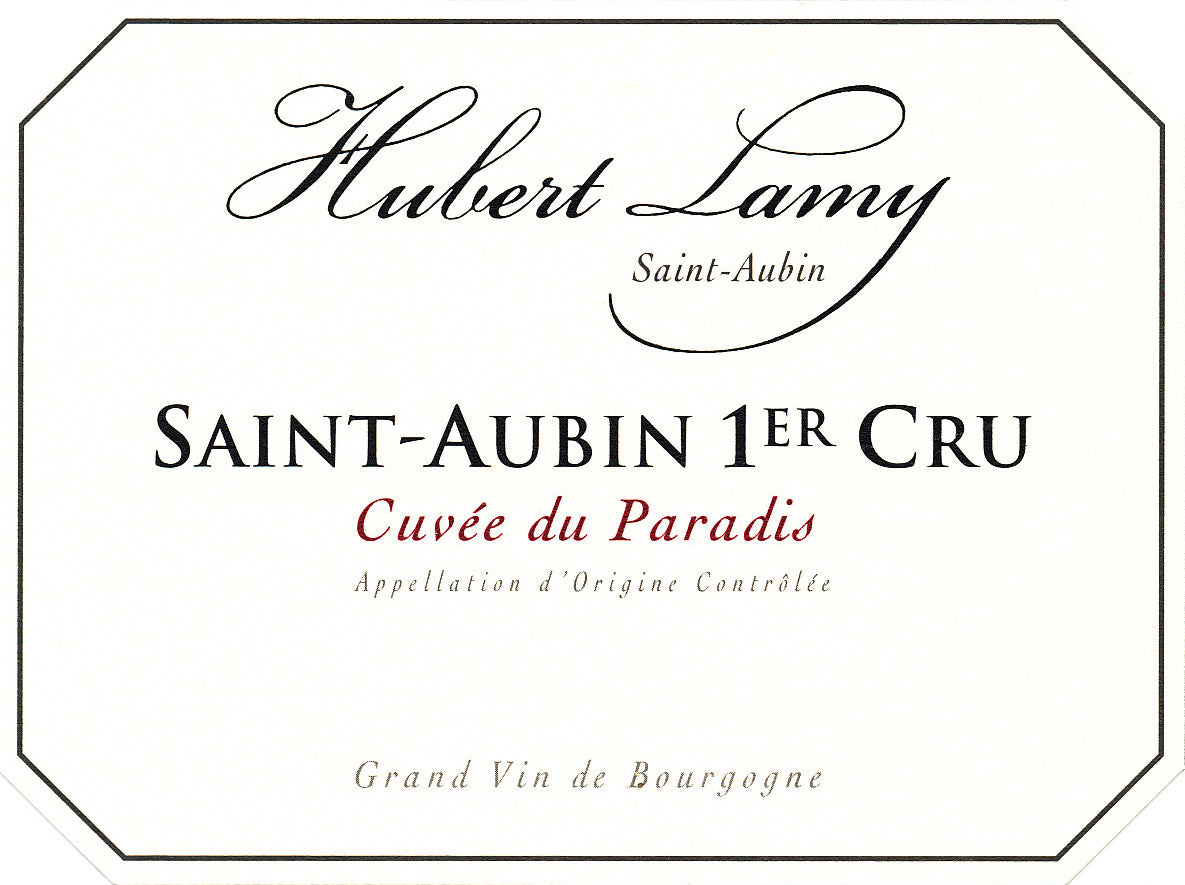 Domaine Hubert Lamy Saint-Aubin 1er Cru "Cuvee du Paradis" 2014