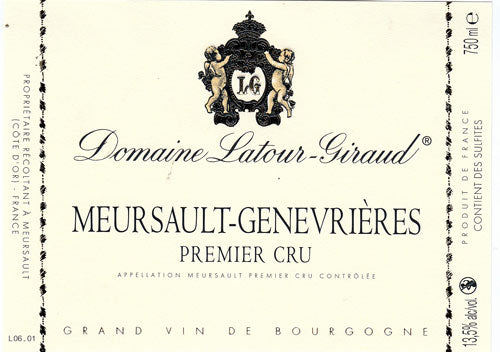 Latour-Giraud Meursault 1er Cru "Genevrieres" 2019