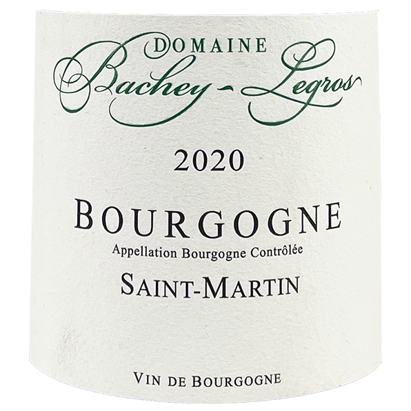 2020 Bachey-Legros Bourgogne Chardonnay Saint-Martin