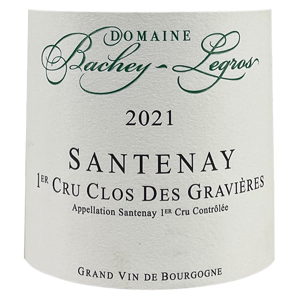 2021 Bachey-Legros Santenay 1Er Cru Clos Des Gravieres