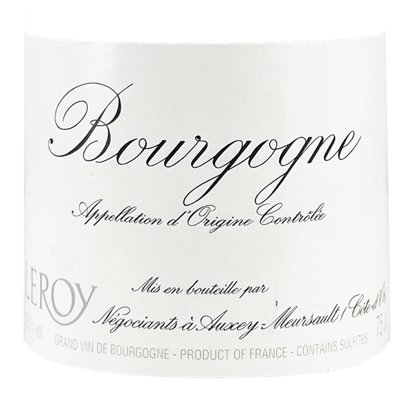 Maison Leroy Bourgogne Rouge 1999