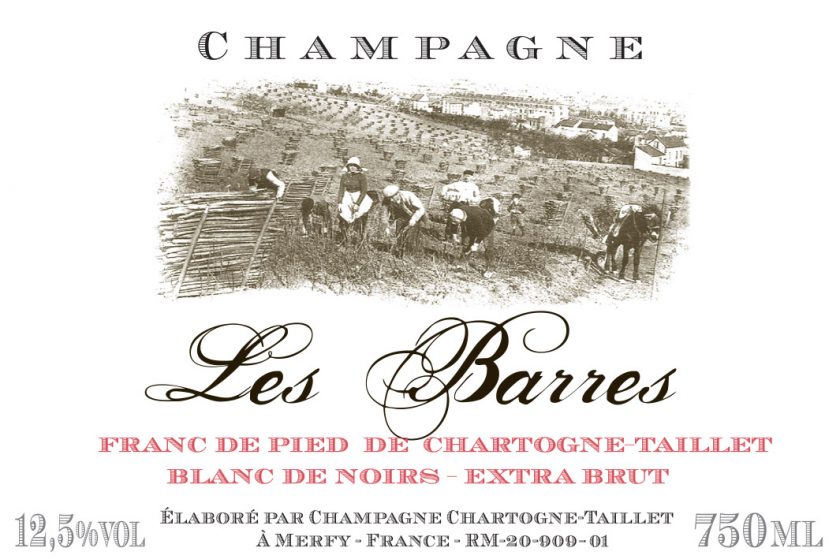 Chartogne-Taillet Champagne "Les Barres" Blanc de Noirs Extra Brut 2012