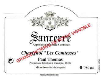 Paul Thomas Sancerre "Les Comtesses" 2012