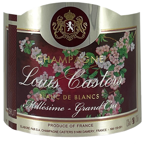 Louis Casters Champagne Blanc de Blancs Grand Cru 2018