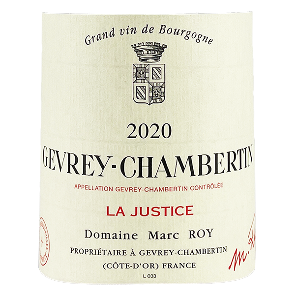 Marc Roy Gevrey-Chambertin "La Justice" 2020