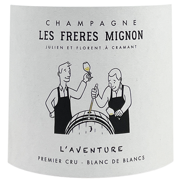 2018 Les Freres Mignon Blanc Des Blancs 1Er Cru L' Aventure Extra Brut