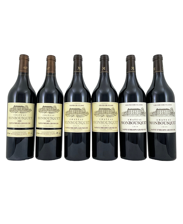 Chateau Monbousquet 6PK Vertical Sampler (2000/2010/2020)