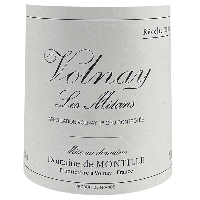 Domaine de Montille Volnay 1er Cru "Les Mitans" 1996 bottle - Vins Rare