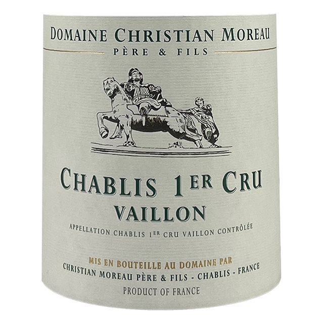 Moreau Chablis 1er Cru "Vaillons" 2008 bottle - Vins Rare