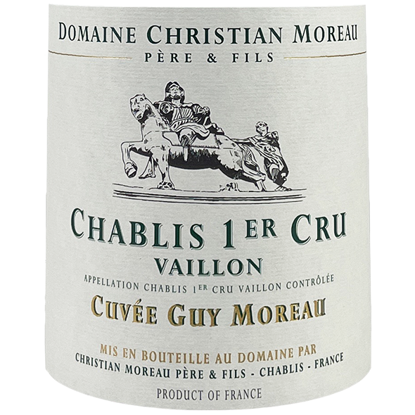 Christian Moreau Chablis 1er Cru "Vaillons" Cuvee Guy Moreau 2019
