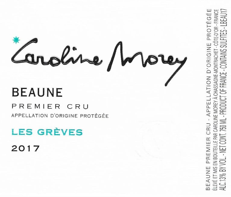 Caroline Morey Beaune 1er Cru "Greves" Rouge 2017
