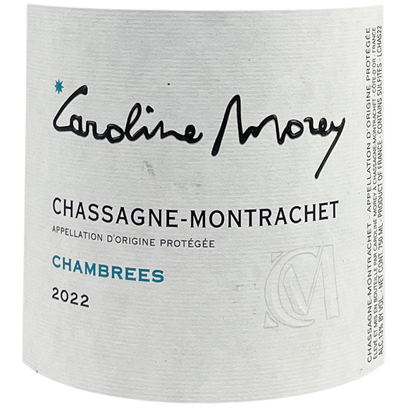 Caroline Morey Chassagne-Montrachet "Les Chambres" bottle - Vins Rare