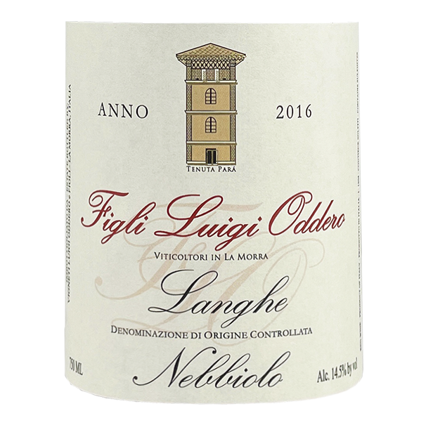 2016 Luigi Oddero Langhe Nebbiolo