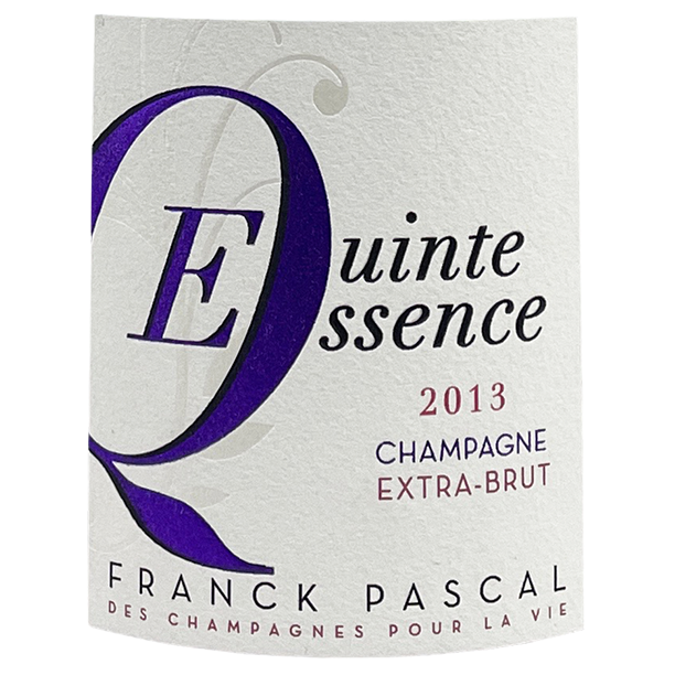 2013 Franck Pascal Champagne Quinte Essence Extra Brut