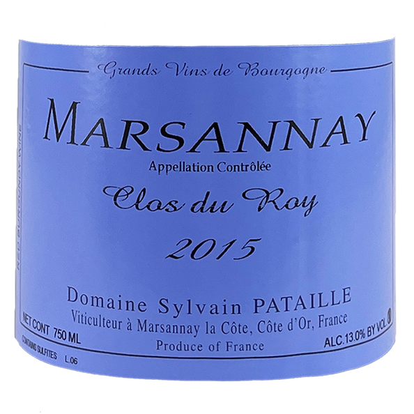 Sylvain Pataille Marsannay "Clos du Roy" 2015 bottle - Vins Rare