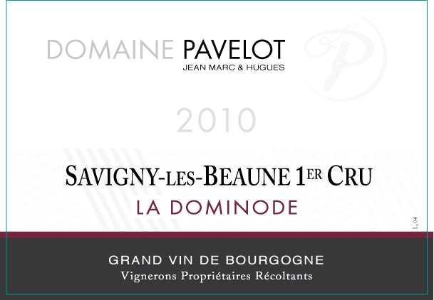 Jean-Marc et Hugues Pavelot Savigny-les-Beaune 1er Cru "La Dominode" 2015