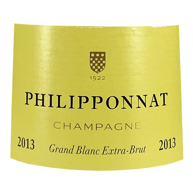 Philipponnat Champagne "Grand Blanc" 2002 bottle - Vins Rare