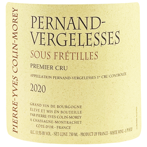 Pierre-Yves Colin-Morey Pernand-Vergelesses 1er Cru "Sous Fretille" 2020