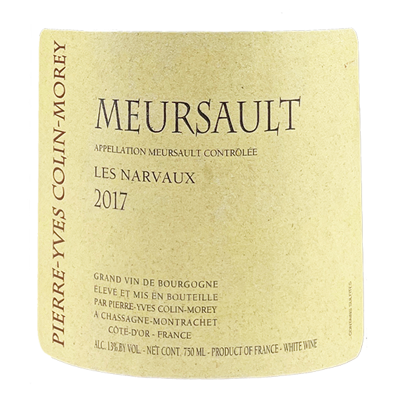 Pierre-Yves Colin-Morey Meursault "Les Narvaux" 2014 bottle - Vins Rare