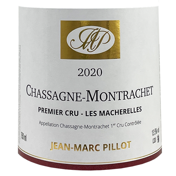 Jean-Marc Pillot Chassagne-Montrachet Rouge Les Macherelles 2020 bottle - Vins Rare