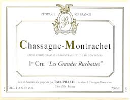 Paul Pillot Chassagne-Montrachet 1er Cru "Grandes Ruchottes" 2014