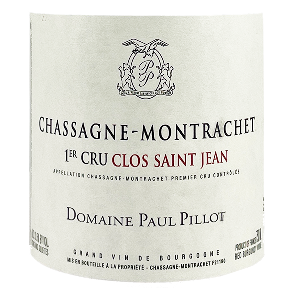 2022 Paul Pillot Chassagne Montrachet 1er Clos St Jean Rouge