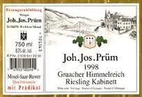 JJ Prum Graacher Himmelreich Riesling Kabinett 2015