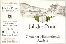 JJ Prum Graacher Himmelreich Riesling Spatlese 2015