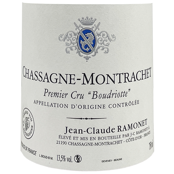 Jean-Claude Ramonet Chassagne-Montrachet 1er Cru "La Boudriotte" 2021 bottle - Vins Rare