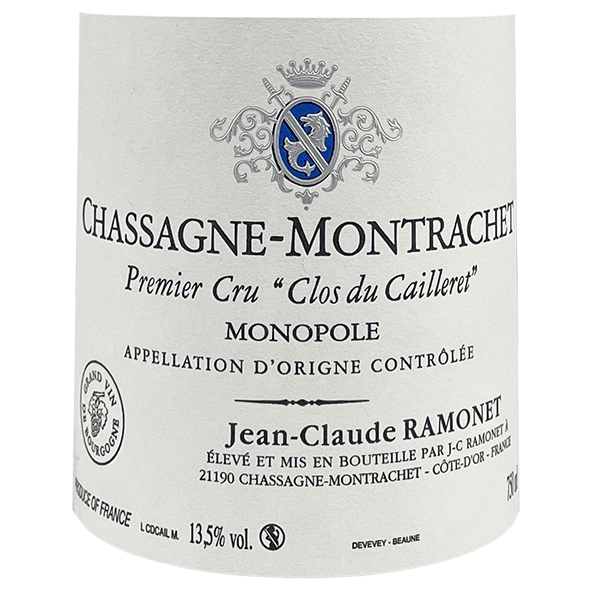 Jean-Claude Ramonet Chassagne-Montrachet 1er Cru "Les Caillerets" 2020 bottle - Vins Rare
