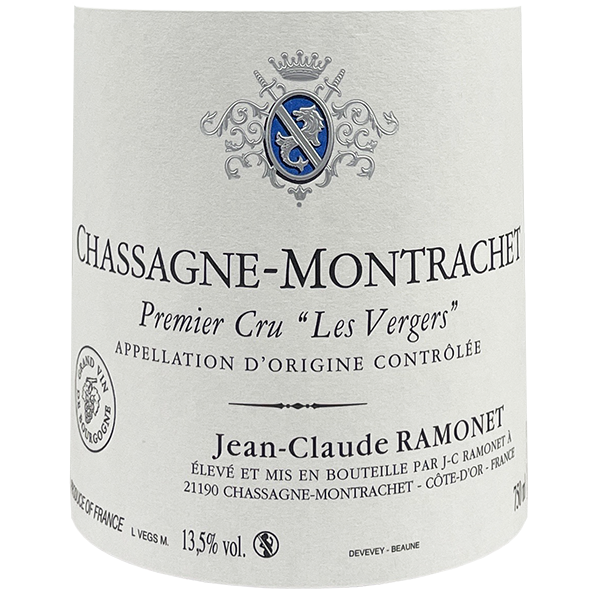 Jean-Claude Ramonet Chassagne-Montrachet 1er Cru "Les Vergers" 2021 bottle - Vins Rare