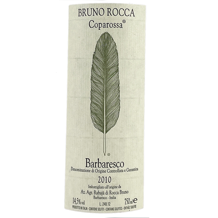 2010 Bruno Rocca Barbaresco Coparossa