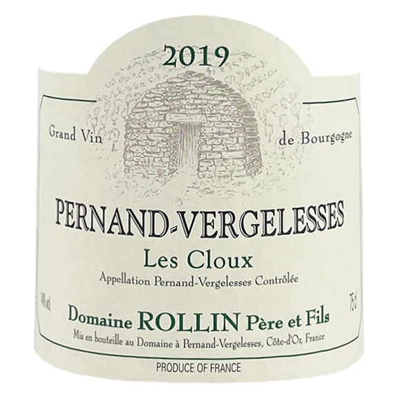 Rollin Pernand-Vergelesses "Les Cloux" 2015 bottle - Vins Rare