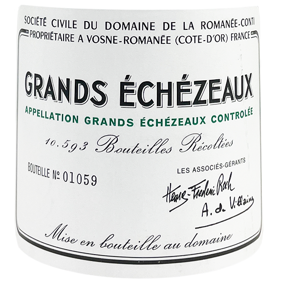 Domaine de la Romanee-Conti Grands Echezeaux Grand Cru 2003 bottle - Vins Rare