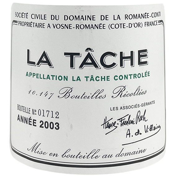 Domaine de la Romanee-Conti La Tache Grand Cru 2003
